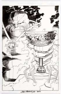 John Romita Jr. And Klaus Janson | Thor #22 Splash Page 1 Thanos Original Art (Marvel, 2000). | Heritage