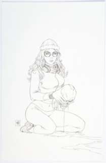 Mike Krome - Death Force #2 Variant Cover Original Art (Zenescope Entertainment, 2016).