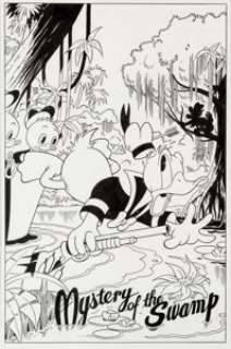 Daan Jippes and Mike Royer - Walt Disney‘s Donald Duck Adventures #7 Cover Original Art (Gladstone, 1988).