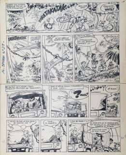 FOURNIER Jean Claude  - Spirou et Fantasio  - Planche 14 de l’album Kodo le Tyran [...] | Vermot et Associés