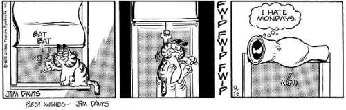 127: Jim Davis Garfield daily 9/18/78 | Russ Cochran