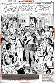 Jack Katz - Young Love #103 Pg.1 - "Operation Star" Title Page - 1973 Issue 103 Page 1