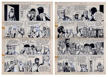 Sirius | Les Timour, planches n°39 et 40 à l’encre de… | AZ auction