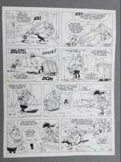 Remacle, Marcel | Planche originale (p.5)  - Le Vieux Nick  - Un Coup Dans le Buffet | Catawiki