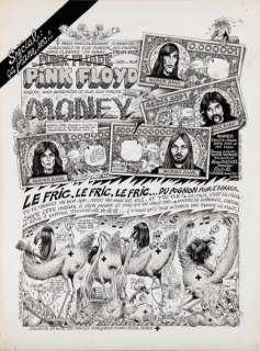 Sole Gotlib | PINK FLOYD . La première des 4 planches sur le célèbre groupe | Coutau Bégarie