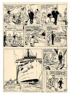 Will1 & Franquin | TIT ET TONDU CONTRE LA MAIN BLANCHE. Planche 4 pour cette | Coutau Bégarie