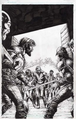 David Finch | The Walking Dead Deluxe #131 Cover | Essential Sequential