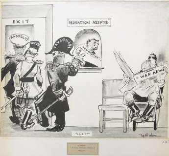 24: Ty Mahon 1940 Philadelphia Evening Bulletin El Duce | Hess Fine Auctions