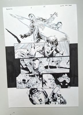 Predator 2 Pg 15 Original Art By Roberto Poggi. Netho Diaz 2023 Marvel | eBay US (Buy It Now)