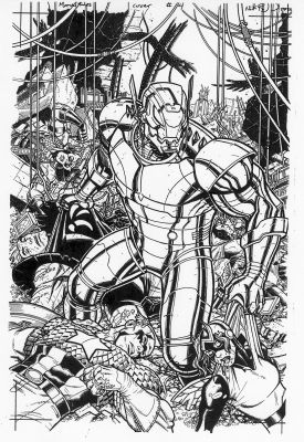 Nick Bradshaw | NICK BRADSHAW 2015 RAGE OF ULTRON #1 COVER | Tri-State Original Art