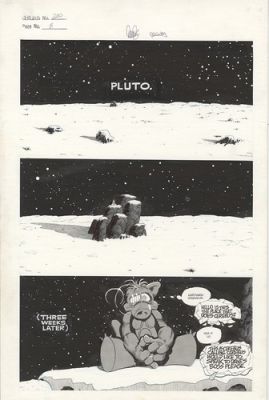 CEREBUS No. 200, Page 8 - Original art 11x17 signed by Dave Sim & Gerhard