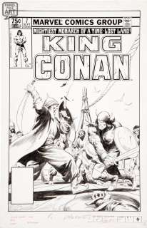 John Buscema | King Conan 7 Cover | Panel Page Art