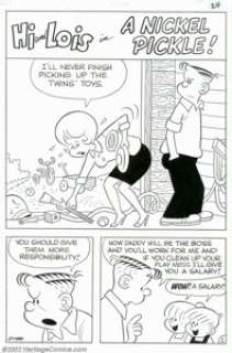 Dik Browne - Original Art for Hi and Lois, Lot of 14 pages (Charlton, 1970). Hi and Lois debuted in Mort Walker’s - | Heritage