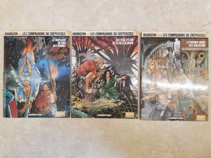 Bourgeon - Compagnons Du Crepuscule T1 Ã€ T3 - Tbe - Eo