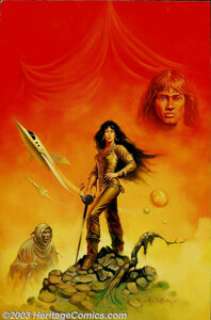 Ken Kelly - Original Oil Painting "Believer" (1987). A beautiful science fiction painting by this highly - | Heritage