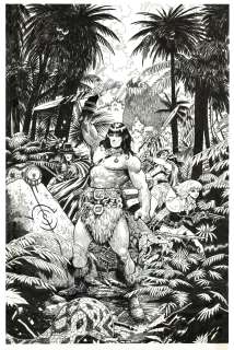 Andy Belanger - Conan: Battle of the Black Stone Issue 3 Page Cover