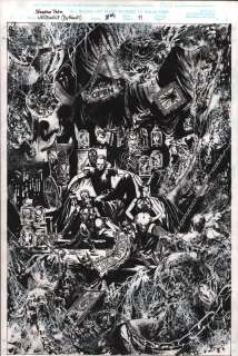 Leonardo Manco - Werewolf By Night #1 P.11 - Elaborate Splash Page - 1998