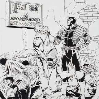 JUDGE DREDD #16 pg 9 by Rik Levins & Christopher Priest