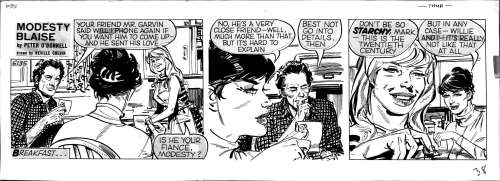 Neville Colvin | Modesty Blaise strip 6135 (1985) | ComicArt.dk