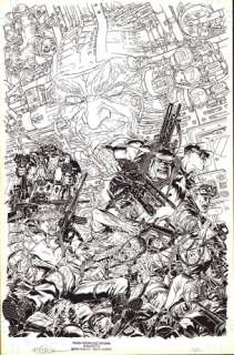 MICHAEL GOLDEN COVER ARTWORK ~TEAM 7 #1 IMAGE COMICS