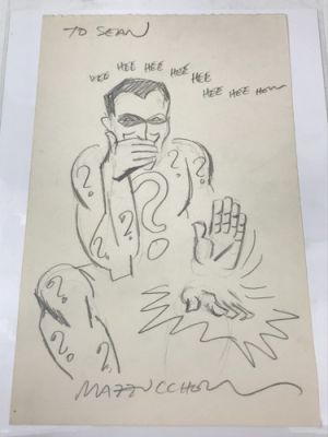 RARE David Mazzucchelli Original Riddler Pencil Sketch Batman Year One Artist | eBay US