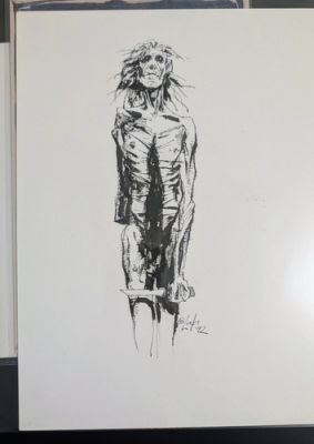 Vince Locke original art 1992, Dead World Zombie RARE early work, 9 x 12 | eBay US (Buy It Now)