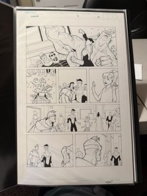 Skybound Invincible OA Original Art 9/16 Ottley Kirkman Walker 1st Monster Girl | eBay US