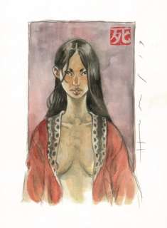 Homs. Illustration originale Shi | BDEnchères