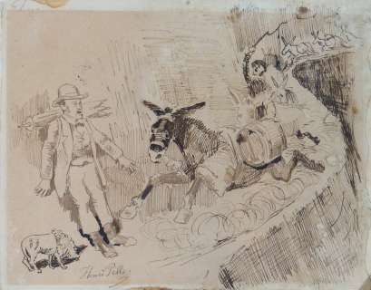 Pille Henri | L’âne fou | Original-Art.fr