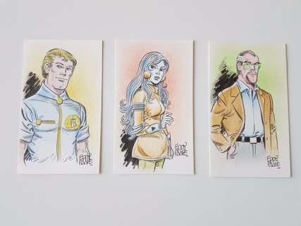 Paape, Eddy | 3x Dessins originaux couleurs  - Luc Orient | Catawiki