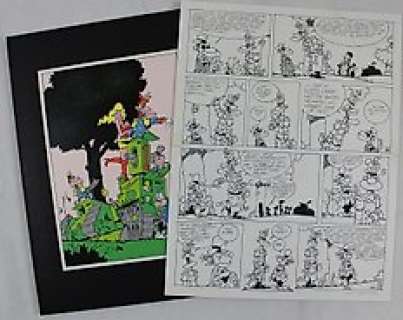 De Smet, Peter | Originele pagina  - De Generaal + Grootformaat linnen hc album  - 1e druk  - (1988) | Catawiki