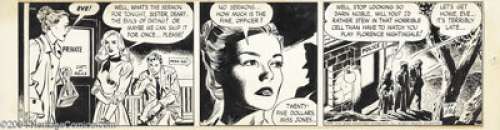 Stan Drake - Heart of Juliet Jones Daily Comic Strip Original Art, dated 3-11-53 (King Features Syndicate, 1953). - | Heritage
