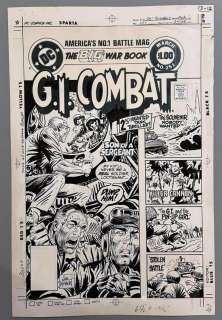 1983 G.I. Combat #251 Cover Art Joe Kubert | Weiss Auctions