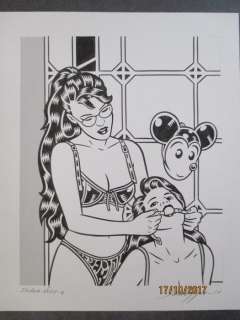 Baldazzini, Roberto | Original plate + vol. "Fixtown Hard Female Bondage Club" | Catawiki