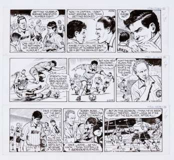 Scorer: original artwork strips (1996) by John Gillatt for the Daily… | Comic Book Auctions ltd
