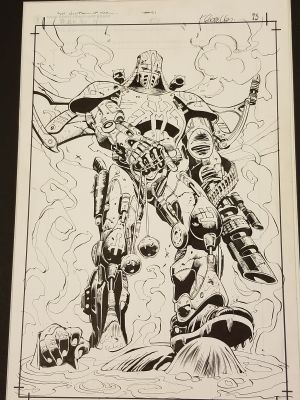 Tomas Giorello | Birth Page of Durge Jedi Hunter (Very 1St Appearance Ever) in Star Wars Republic #51 | ComicArtFans Classifieds
