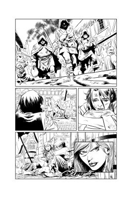 Pablo de Bonis | Red Sonja issue 1, page 18 – ARTIST PROOF | NRisso Art