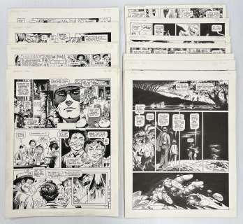 Joe Kubert Abraham Stone Comic Pages | Weiss Auctions