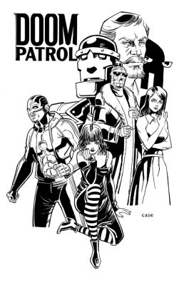 Richard Case - Doom Patrol Illustration (Published For T-Shirts & Poster Prints!) 2017