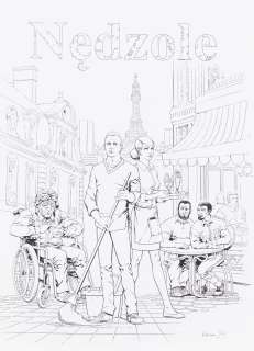 Nikodem Cabała (1980) | Nikodem Cabała | "Nędzole", okładka, 2016 | Desa Unicum