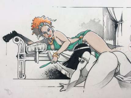 Michetz - Dessin original - Femmes Ã  travers les Ã¢ges - (2017) | Catawiki