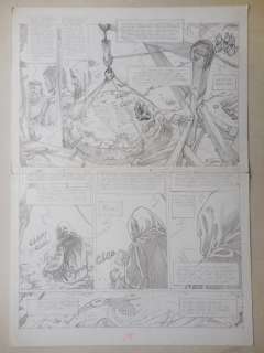 Verhaeghe, Christian - Originele pagina in potlood (p.18) - Kroniek der Guldensporenslag | Catawiki