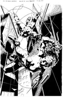 Carlo Pagulayan - Daredevil Vs Elektra Published Pinup / Poster (2003)