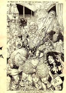 Glenn Fabry – Transmetropolitan Cover – insane detail – Rare cover from series