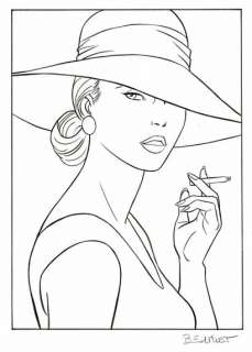 Philippe Berthet | Ladies, couverture originale Ã  l’encre de chine pour… | Septimus