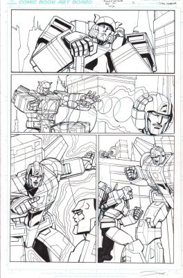Dan Khanna - Transformers: Shattered Glass #2 P.5 - Lots of Characters - Signed - 2021