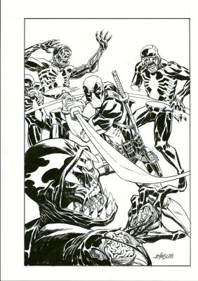 Dave Johnson | Venom War Deadpool #1 Cover | Essential Sequential
