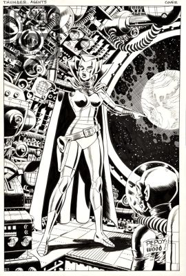 Andrew Pepoy | Thunder Agents 50Th Anniversary Cover | Panel Page Art