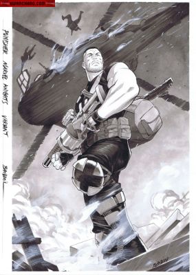 Michele Bandini | Covers / Pinups Issue Punisher # 2 Page Cover | Kwan Chang