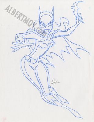 Bruce Timm | Batgirl Blue Pencil Page 198 | Albert Moy